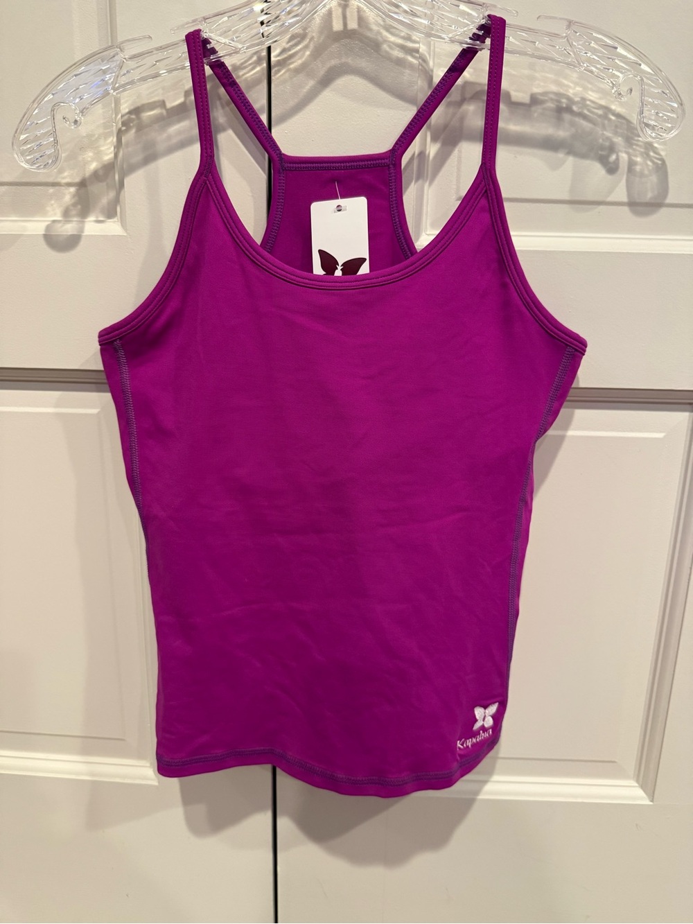 Dona Jo Fuchsia Double-Strap Camisole Tank Top